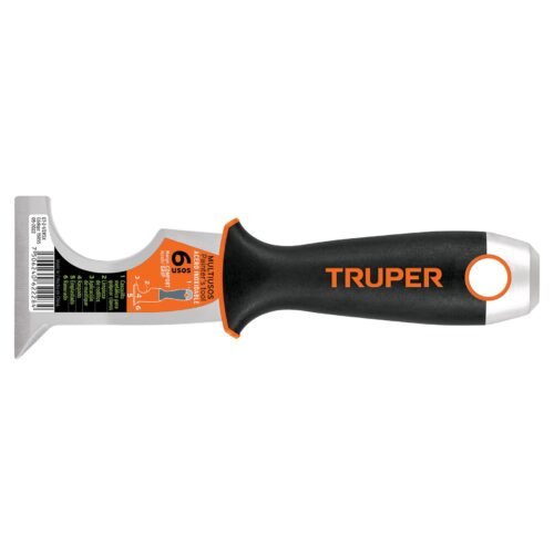15855 - Espátula 2-1/2" de 6 usos, acero inox, Comfort Grip, Expert