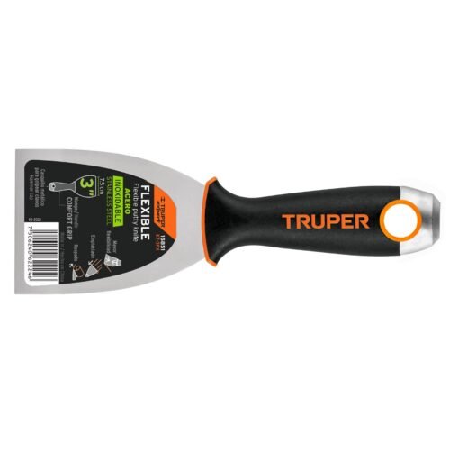 15851 - Espátula flexible 3" acero inox. mango Comfort Grip, Expert