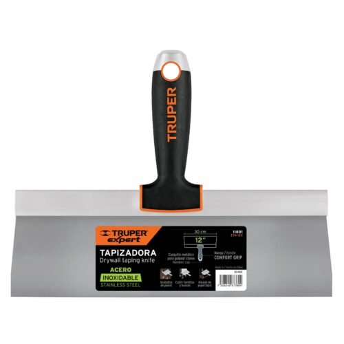 11881 - Espátula tapizadora de 12" acero inoxidable, Truper Expert