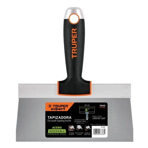 ETA-8X.jpg 11865 - Espátula tapizadora de 8" acero inoxidable, Truper Expert