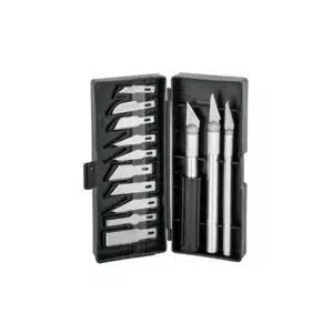 EXA-13P.jpg 22409 - Juego de exactos con 13 cuchillas en estuche, PRETUL