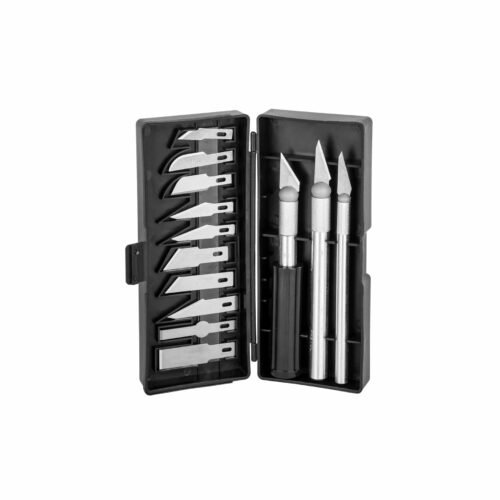 EXA-13P.jpg 22409 - Juego de exactos con 13 cuchillas en estuche, PRETUL