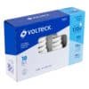 46851 - Pack 4 lámparas espiral T4 28 W luz de día, caja, Volteck
