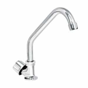 49500 - Llave individual fregadero, cuello corto, hexagonal, BASIC