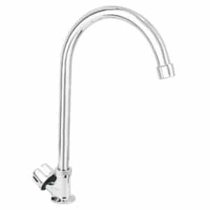 47691 - Llave individual fregadero, cuello curvo, hexagonal, BASIC