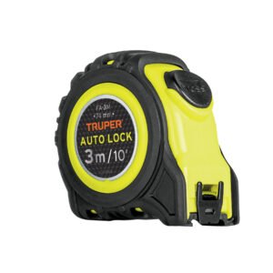 10746 - Flexómetro Auto-Lock contra impactos 3 m cinta 16 mm, Truper
