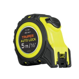 10747 - Flexómetro Auto-Lock contra impactos 5 m cinta 19 mm, Truper