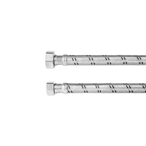 47425 - Manguera para boiler, acero inox, 1/2"x3/4", 120 cm, Foset