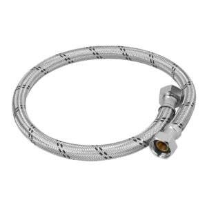 49131 - Manguera para boiler, acero inox, 1/2"x3/4", 40 cm, Foset