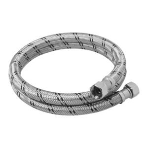 48967 - Manguera para boiler, acero inox, 1/2"x1/2", 120 cm, Foset