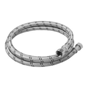 48968 - Manguera para boiler, acero inox, 1/2"x1/2", 150 cm, Foset