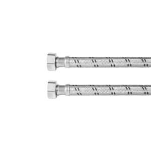 47427 - Manguera para boiler, acero inox, 3/4"x3/4", 100 cm, Foset