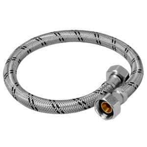 49130 - Manguera para boiler, acero inox, 3/4"x3/4", 60 cm, Foset
