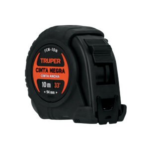 103057 - Flexómetro contra impactos 10 m, Cinta Negra 32 mm, Truper