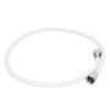 FFR-100B.jpg 45316 - Manguera lavabo/fregadero, vinilo blanco, 1/2" x 1/2", 100 cm