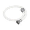 FFR-55B.jpg 45313 - Manguera lavabo/fregadero, vinilo blanco, 1/2" x 1/2", 55 cm