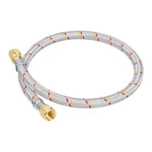 23201 - Manguera para gas, aluminio, 5/16" flare, 60 cm, FOSET BASIC