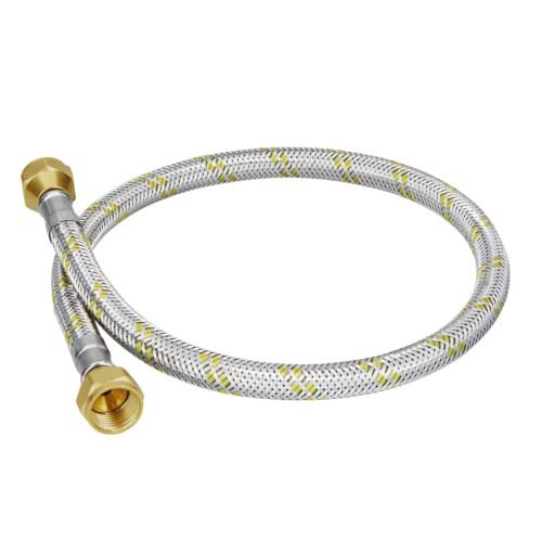 49514 - Manguera para gas, acero inox, 3/8" flare, 60 cm, FOSET