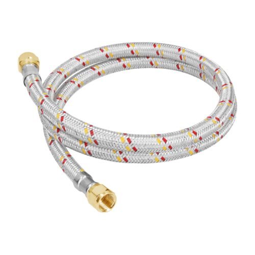 23202 - Manguera para gas, aluminio, 5/16" flare, 100cm, FOSET BASIC