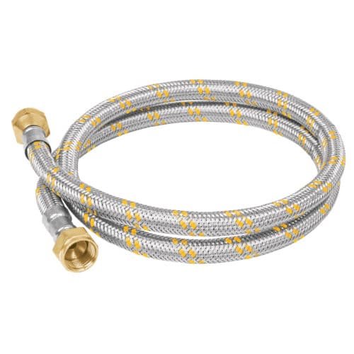 49515 - Manguera para gas, acero inox, 3/8" flare, 100 cm, FOSET