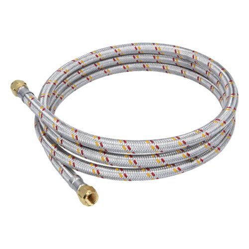 23204 - Manguera para gas, aluminio, 5/16" flare, 200cm, FOSET BASIC