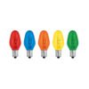 46822 - Caja con 50 focos incandescentes de colores base E12 7.5W