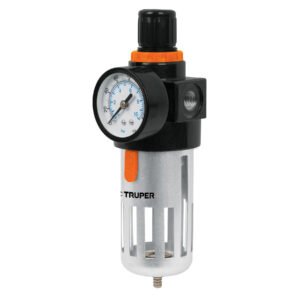 18238 - Filtro y regulador, presión de aire, cuerda 1/4" NPT, TRUPER