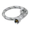 49179 - Manguera lavabo/fregadero, acero inox, 1/2" x 1/2", 40 cm