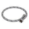 FLA-55XL.jpg 45490 - Manguera lavabo/fregadero, acero inox, 1/2" x 3/8", 55 cm