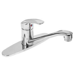 49551 - Monomando fregadero, ABS, cuello recto, BASIC