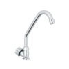 47379 - Llave individual fregadero,ABS,cuello corto,hexagonal, BASIC