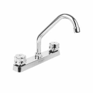 49289 - Mezcladora 8" fregadero, ABS, cuello corto, hexagonal, BASIC