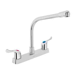 45516 - Mezcladora 8" fregadero, ABS, cuello cobra, palanca, BASIC