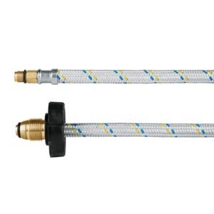 49513 - Manguera pigtail, aluminio, 7/16" x 7/8", 55 cm, FOSET