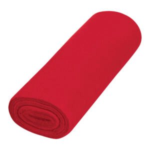 Rollo de 25 m de franela roja de algodón, KLINTEK