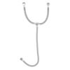 48224 - Manguera "T" lavabo/fregadero, vinilo, 1/2" x 1/2" x 1/2", 55cm