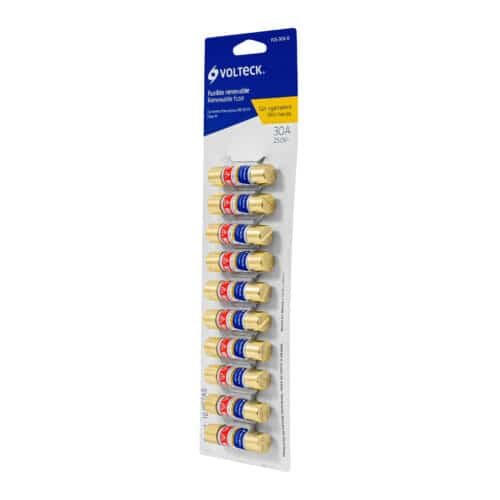 46087 - Fusible 30 A con agarradera, despachador con 10 piezas