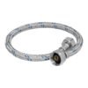 49126 - Manguera p/WC, aluminio, 1/2" x 7/8", 50 cm, Foset