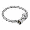 49527 - Manguera p/WC, acero inox, 1/2"x7/8", 50 cm