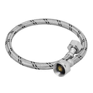 49527 - Manguera p/WC, acero inox, 1/2"x7/8", 50 cm
