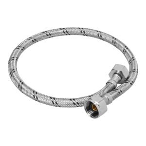 49528 - Manguera p/WC, acero inox, 1/2"x7/8", 60 cm