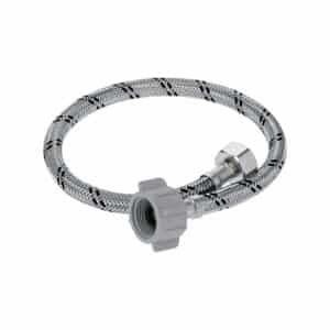 FWC-P50X.jpg 46422 - Manguera p/WC, acero inox, 1/2"x7/8", 50 cm, plástico/latón