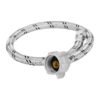 45501 - Manguera p/WC, acero inox, 3/8"x7/8", 50cm, plástico/latón