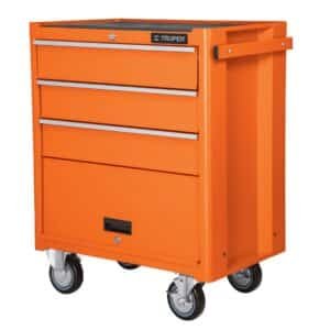 12066 - Gabinete metálico móvil, 4 cajones, capacidad 90 kg, Truper