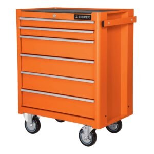 12067 - Gabinete metálico móvil, 6 cajones, capacidad 130 kg, Truper
