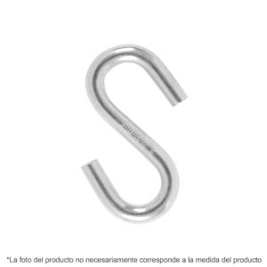 44092 - Gancho "S" de 1/4" de acero para cable, FIERO