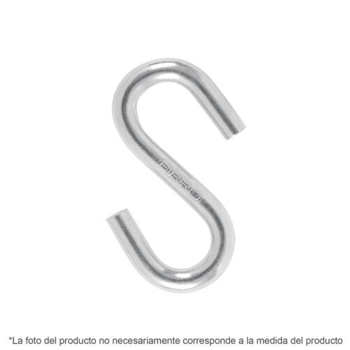 44091 - Gancho "S" de 3/16" de acero para cable, FIERO