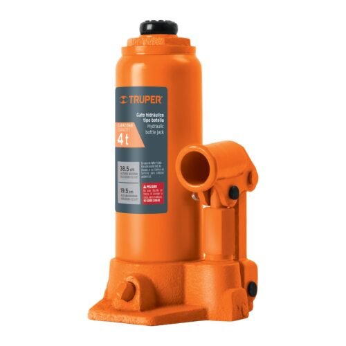 14812 - Gato hidráulico de botella de 4 Ton, Truper