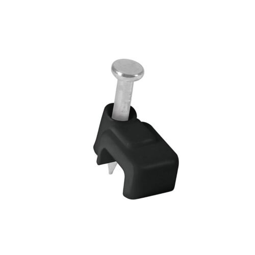 GPL-5N.jpg 48033 - Bolsa con 20 grapas negras de 3 x 6 mm para cable plano