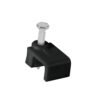 GPL-8N.jpg 48034 - Bolsa con 20 grapas negras de 5 x 8.5 mm para cable plano